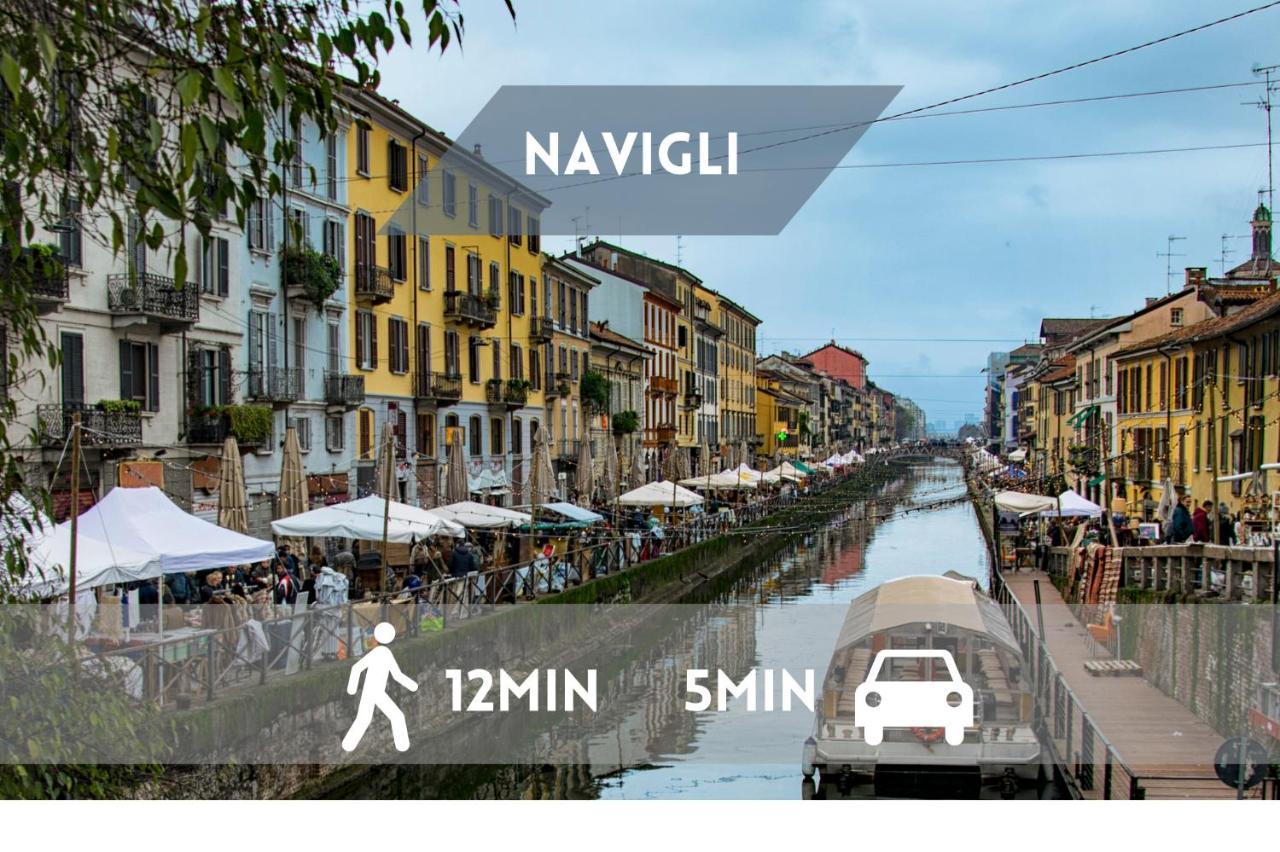 밀라노 Loft Duomo Navigli 12 Min A Piedi 아파트 외부 사진